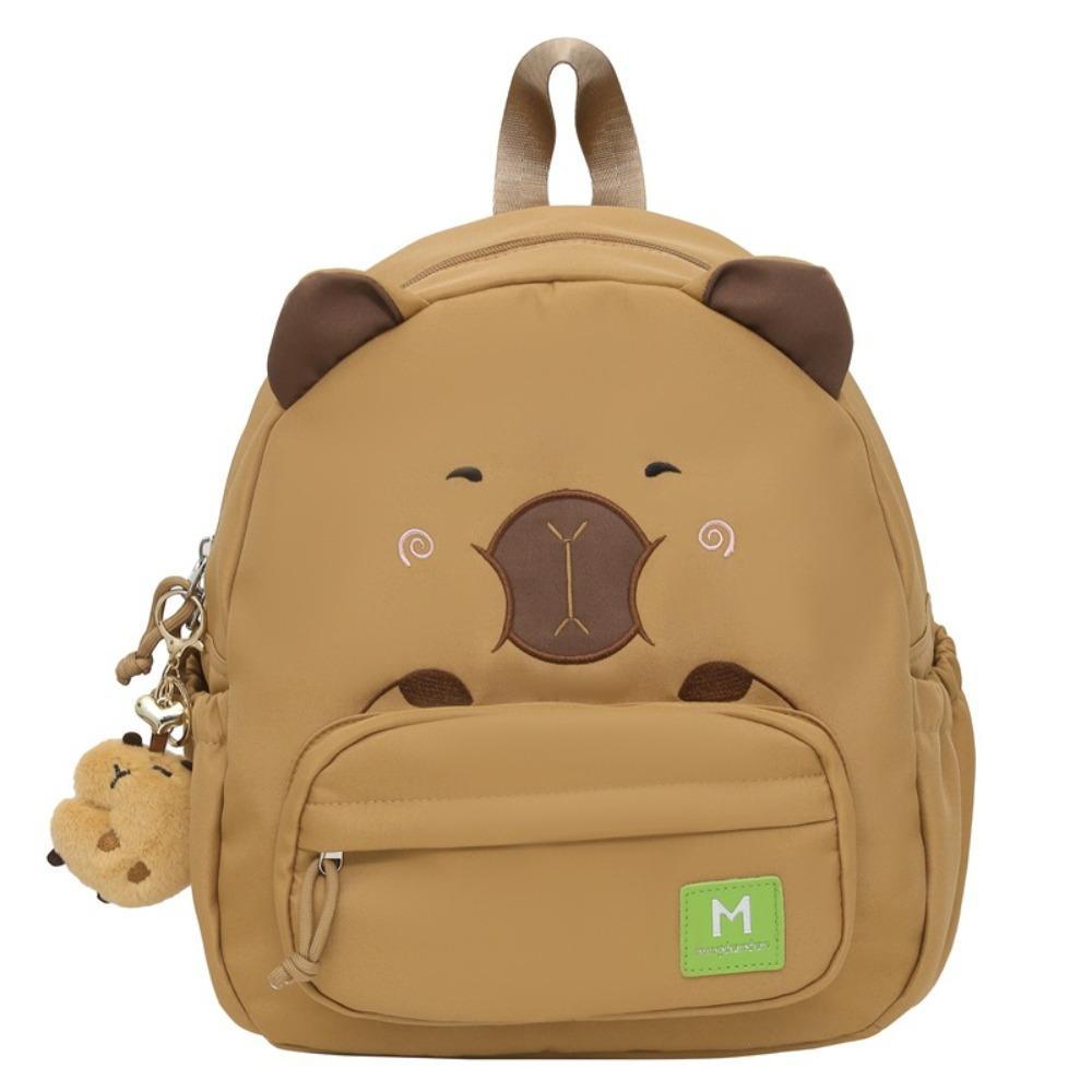 

Рюкзак Капібари Великої Місткості Мультяшна Сумка для Книг Новий Шкільний Рюкзак для Студентів M коричневий