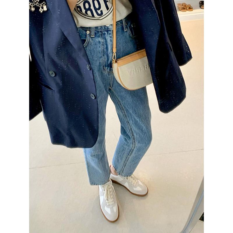 

[] Супер позитивная версия~ ретро узор лошади увеличение роста спортивная и повседневная обувь на доске женские белые туфли 35 грязно-белый