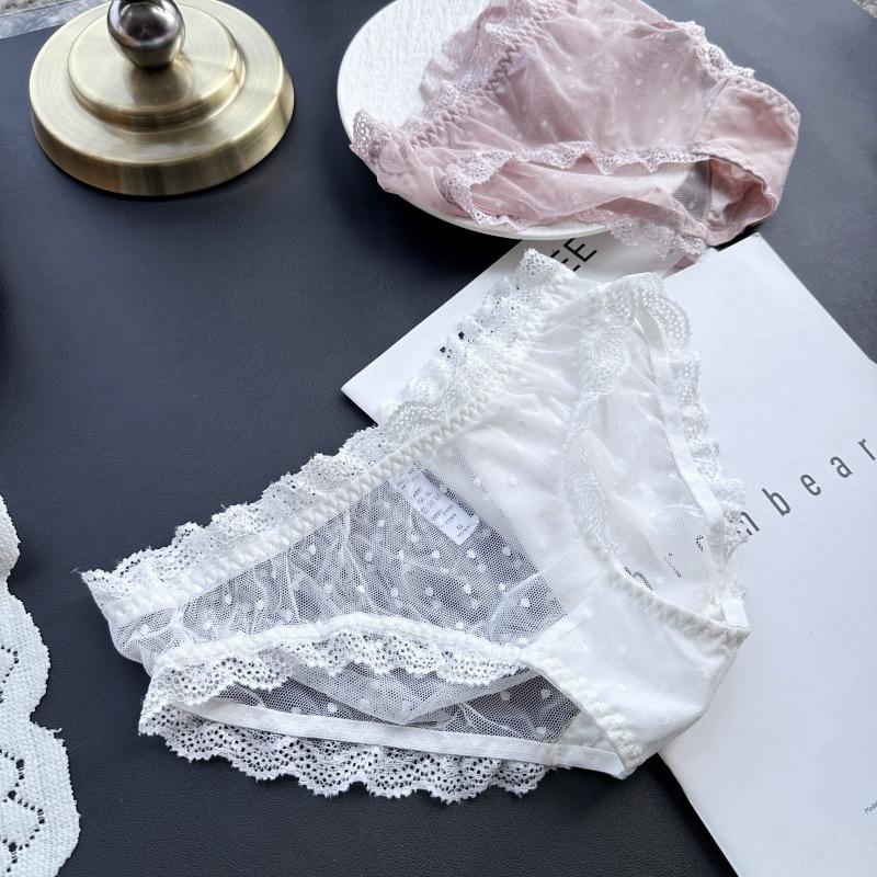 

Жіночі весняно-літні милі та сексуальні сітчасті трусики на стегнах L білий