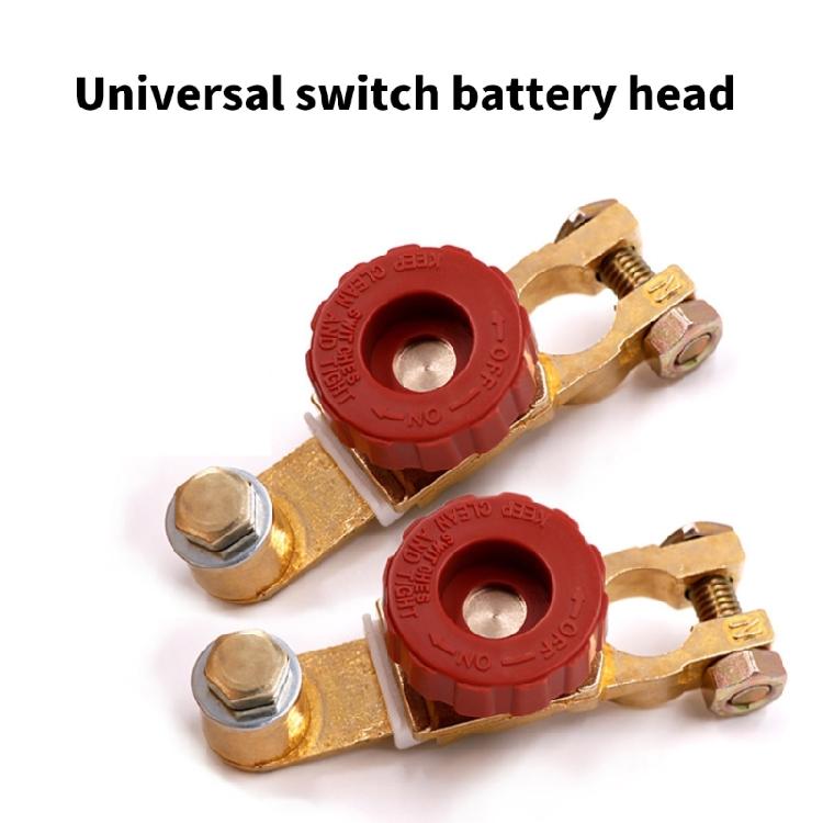 Universal Battery Isolator with Knob Battery Shut Offs Switch for Car Truck Top Post Battery Disconnect Switch
