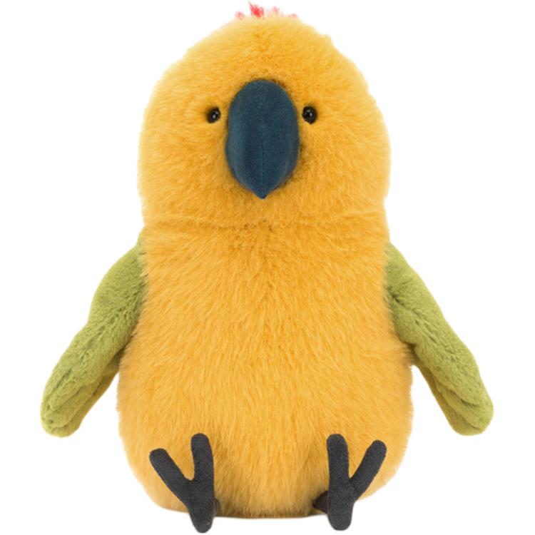 

JELLYCAT птица багги попугай милая кукла плюшевая кукла сидящая 23 см высотой