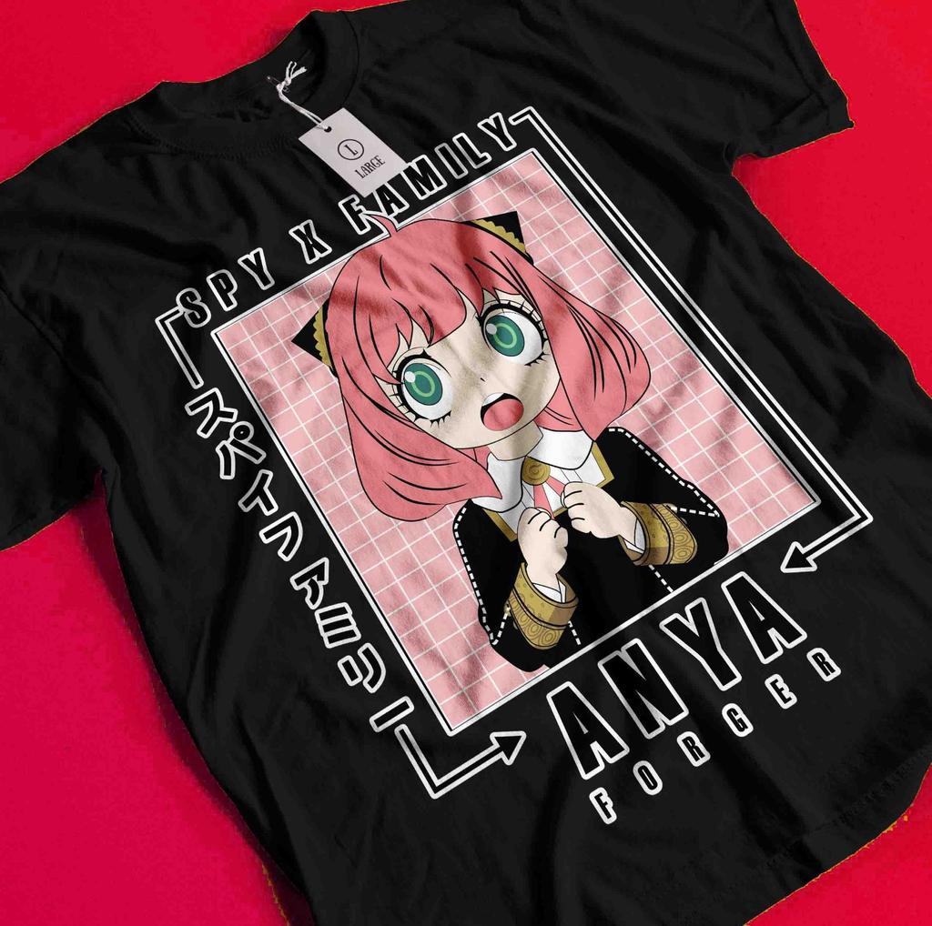 Spy X Family T-Shirt Anya Tshirt Loid Yor Forger Shirt Bond Sylvia Tee Damian BB1583