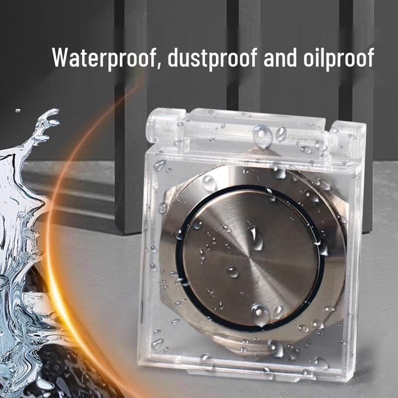 Metal Button Switch Protective Cover