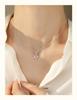 925 Silver Zircon Star Necklace - Women's Summer 2023 Light Luxury Clavicle Chain, Niche Design Gift