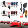 12V Racing Car Engine Start Button Panel, with Ignition switch, Start/Stop Button and LED switch
