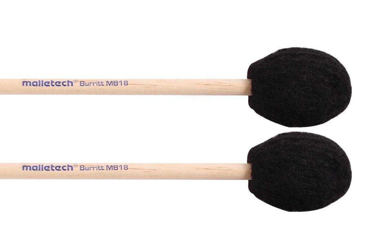 

Malletech Marimba Mallets M.Barritt Series [MB18] Handle: Birch, Hardness: Medium-Hard to Hard, Color: Black