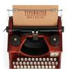 Vintage Typewriter Music Box with Drawer Wind Up Dynamic Typewriter Musical Box for Home Table Desk Decoration YL2021