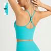 Women's Cross-Back Yoga Sports Bra