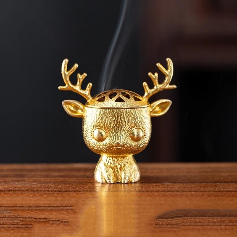 Metal Santa Claus Incense Burner With Hollow Snowflake Design Perfect For Christmas Home Decor Aromatherapy Meditation