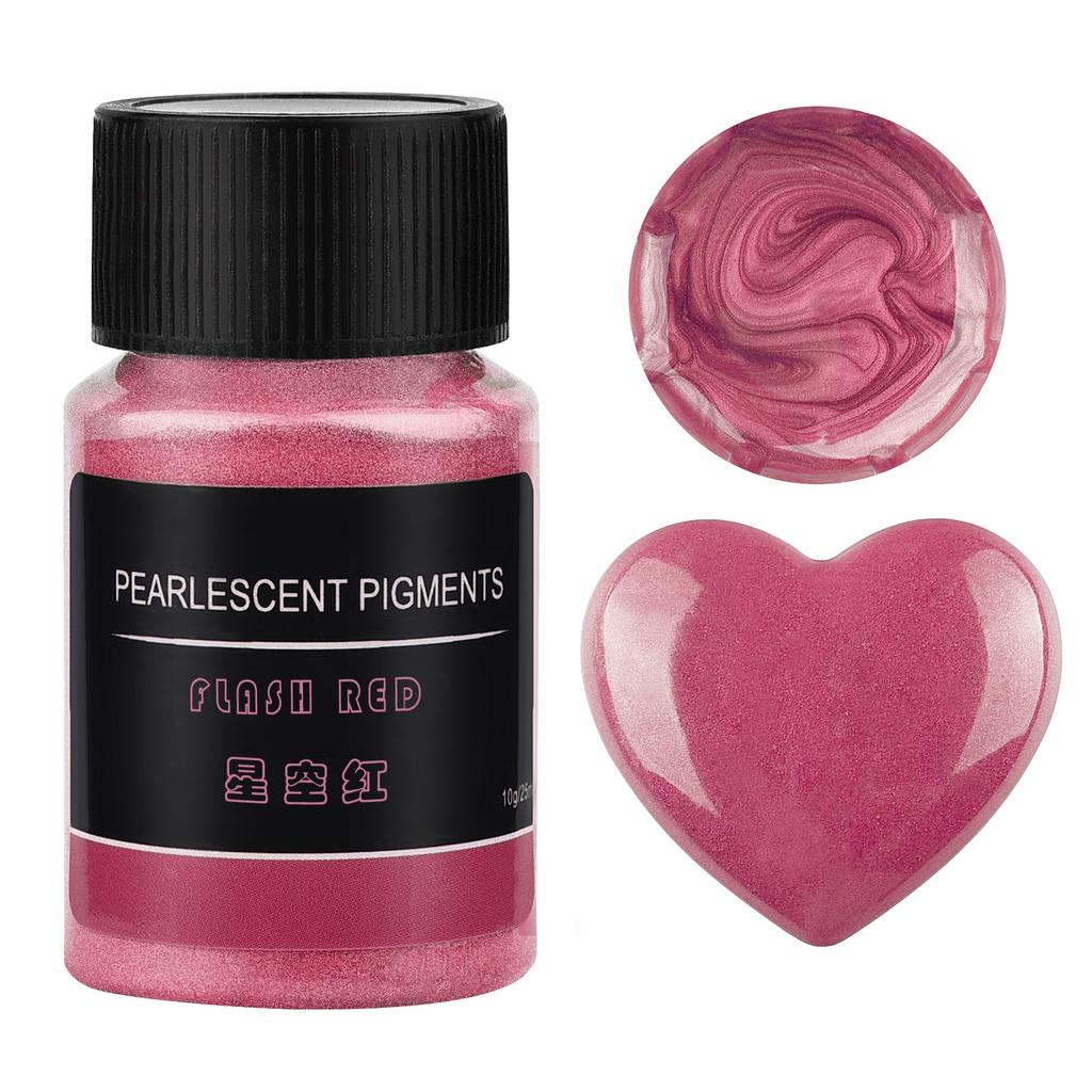 24 Farben Perlmuttpulver Kerzenfarbe Seifenpigment Für Kerzenherstellung Epoxidharz Pigment DIY Farbstoff Pigment Perlenpulver