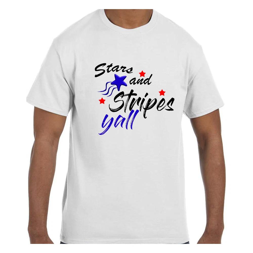 Patriotic 4th of July T shirt Flag Stars and Stripes 3XL