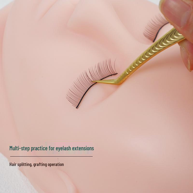 Nail Art & Eyelash Extension Mannequin Head - Beauty Tool for Beginners