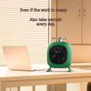 Mini calentador portátil novedad pequeño lindo bajo ruido escritorio habitación portátil enchufable calentador de ventilador eléctrico hogar hogar oficina invierno