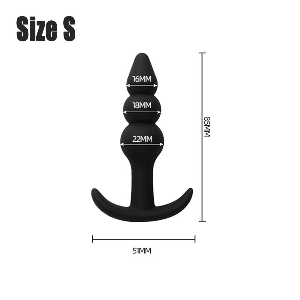 Silicone Dildo Anal Plugs Butt Plug Stopper Dilator Prostate Massager Vaginal Stimulator Adult Sex Toys for Men/Women Trainer