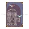 Leaving The Birdcage Metal Sign Cinema Wall Cave Plaques Custom Wall Cave Tin Sign Poster