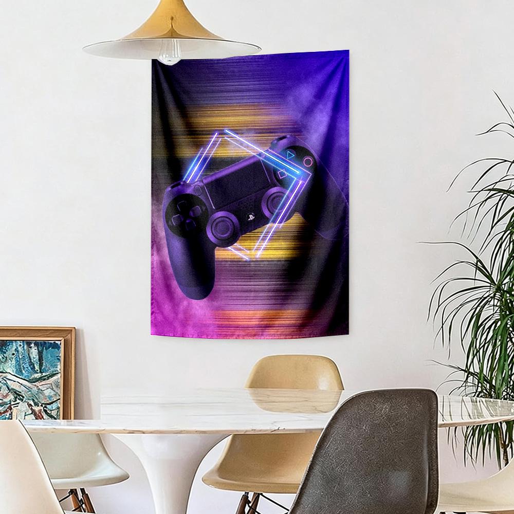 Gamepad Wall Decor Tapestry Art For Pet Memorial Birthdaywedding Party Backdrop Family Gift