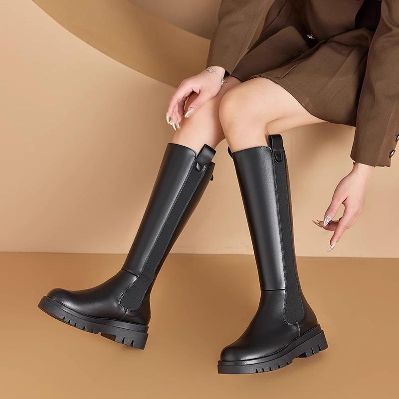 Women's Plush Thick-Soled Long Snow Boots 2025: Warm, Fur-Lined Winter High Boots