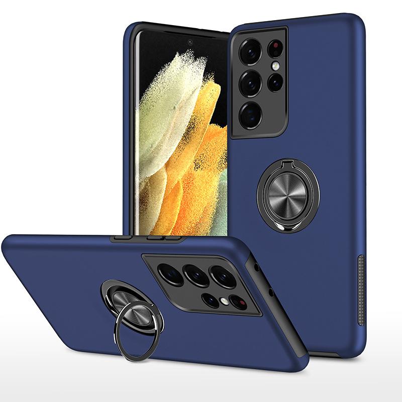 Suitable for Samsung S25 Ultra Magnetic Suction Bracket Anti Fall Mobile Phone Case A53 Hidden God Ring Protection Case