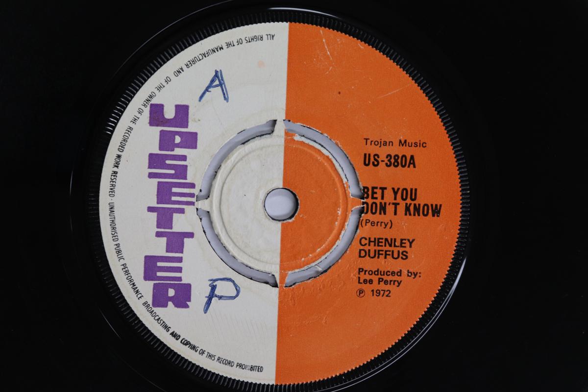 

7inch Record SHENLEY DUFFUS UPSETTERS I Bet You Dont Know Ring Of Fire US380 Upsetter UK 1972 UK Reggae Ska Dub Used