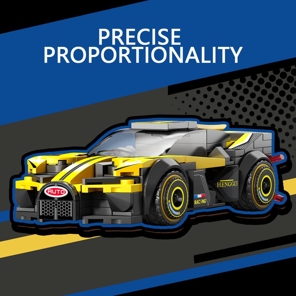 SEMBO BLOCK City Famous Technical Sports Car Supercar Model Assembly Building Block MOC Vehicle Bricks ideas Toys For Kids Gifts