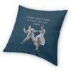 Swing Dancer Square Pillowcase Polyester Linen Velvet Creative Zip Decor Throw Pillow Case Car Cushion Cover 45X45