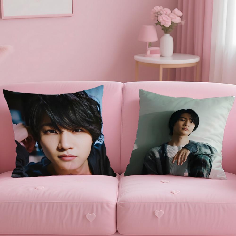 Hot Ssakurada Doried Cushion Cover Soft EasyWash Pillow Case Versatile for Couch Bed Travel and Office