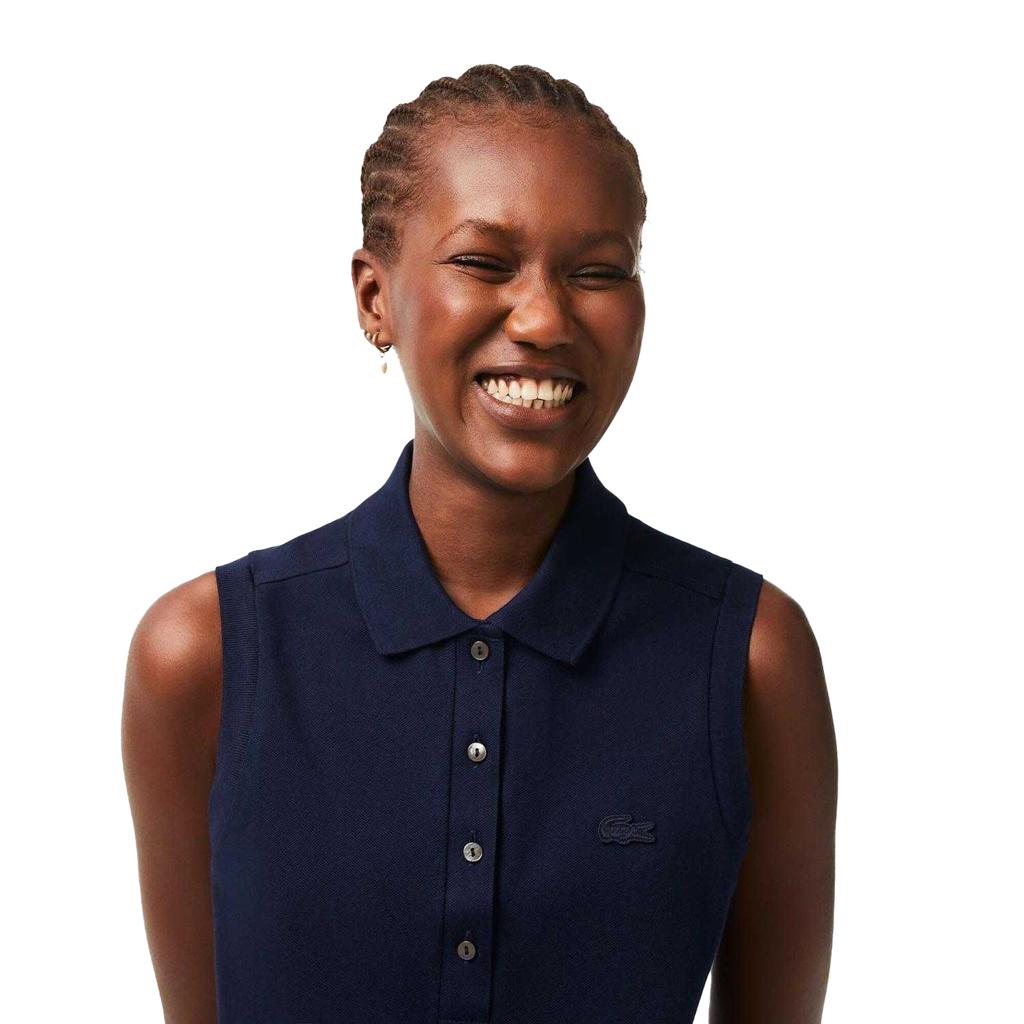 Lacoste Damen L.12.D Stretch Slim Ärmelloses Poloshirt