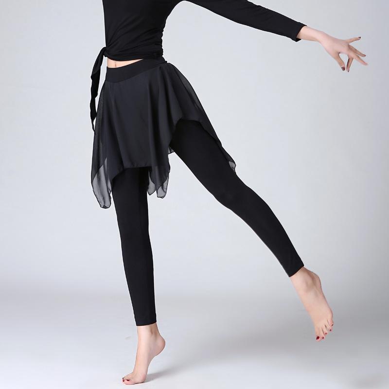 Women's Latin Dance Skirt Pants - Figure Skating & Ballet Dancewear