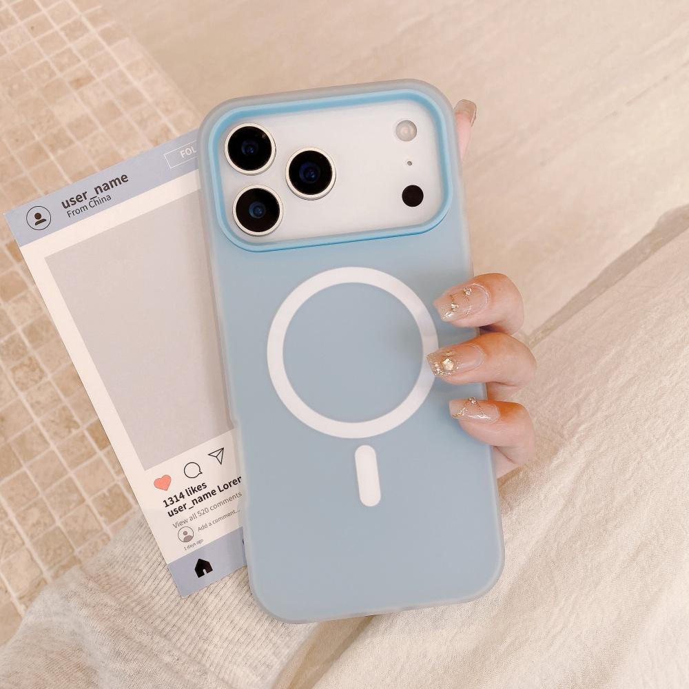 Candy Matte Case for iPhone 17 Air 16 15 14 13 12 11 Pro Max Plus 17ProMax Soft Silicone+Hard PC Translunt Back Cover