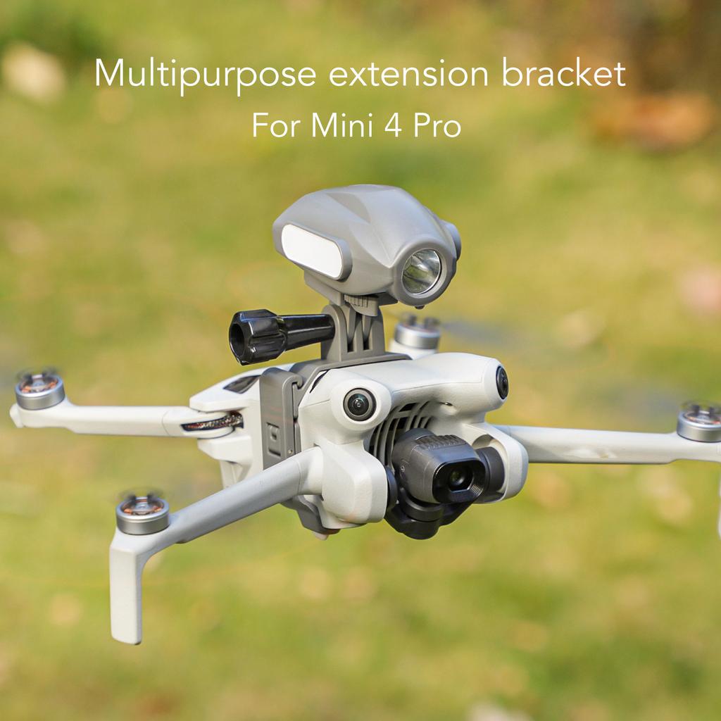 Drone Adapter Mount 1/4in Screw Sports Camera Bracket for Sunnylife Mini 4 Pro Drone for Action 4 3 2 for Insta360 GO 3 2 1