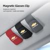 Car Leather Glasses Clip Sun Visor Ticket Card Storage Clamp For Chevrolet Cruze Malibu Colorado Suburban Equinox Blazer Trax