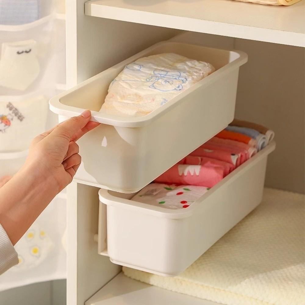 Drawer Style Cabinet Storage Box No Drilling Wall Mounted Storage Box Kitchen Storage Rack Home