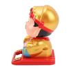 Cai Shen Statue Light Sensing Automatic Nodding Cai Shen Figurine for Office Car Dashboard Hotel
