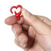 10Pcs/Lot Alloy Lobster Clasps Heart Shape Multicolor Key Chain Sping Buckle for Jewelry Making DIY Key Chains Bag Ornaments