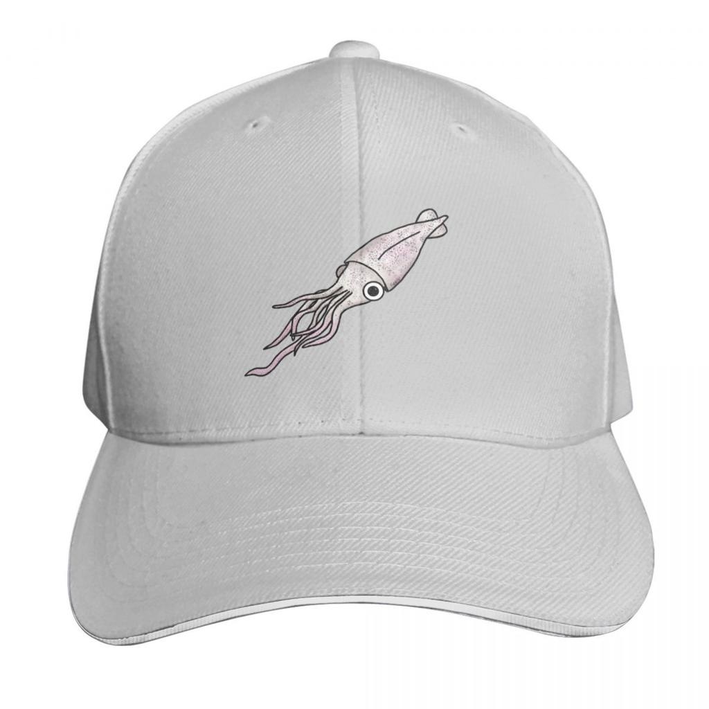 Squid Baseball Cap Vintage Hiking Hat Fashionable Rugby Boy Womens