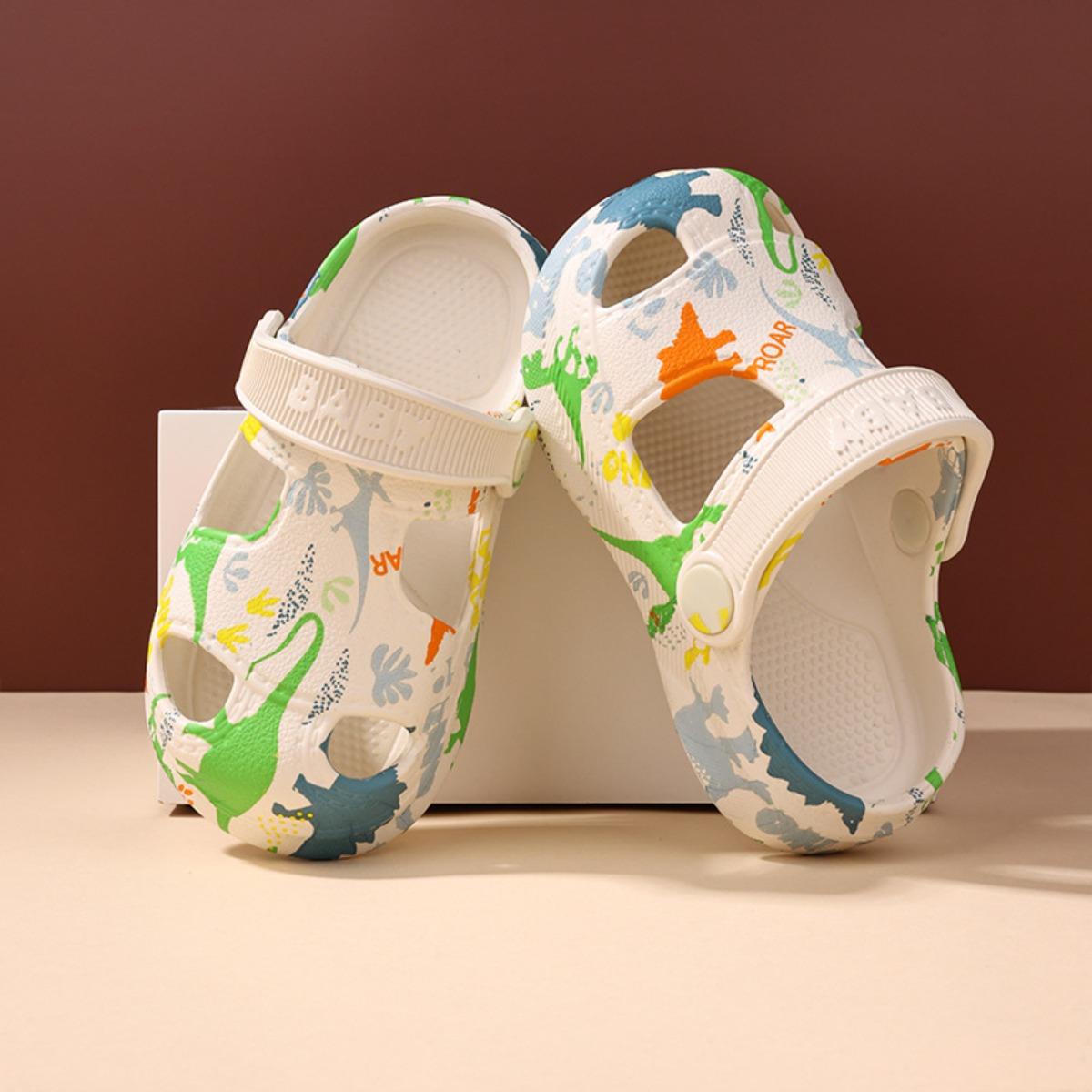Graffiti, Soft Sole, Children s Shoes, Indoor Slippers, Anti Slip, Outerwear, Anti-collision, Cool Slippers 130 белый