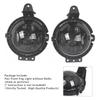Pair Front Bumper Fog Light For Mini R55 R56 R58 R59 R60 63172751295 Smoke Lens