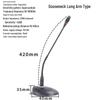 Wired Gooseneck Podium Microphone for Classroom & Lecture, 48V Professional Condenser