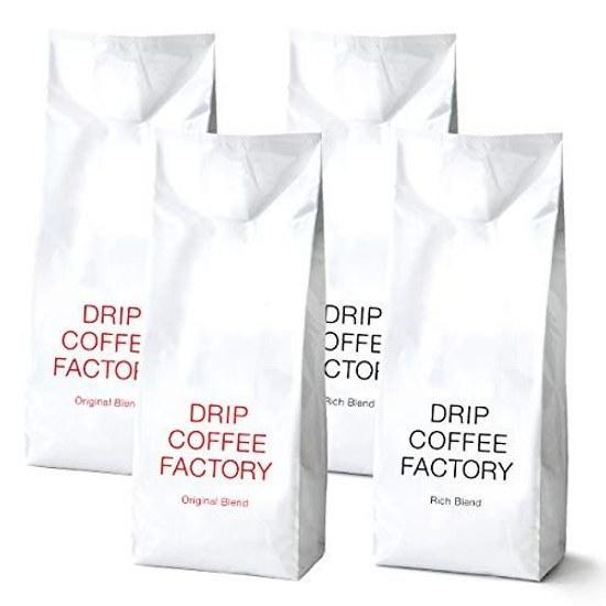 Drip Coffee Factory Regular Rich Original Assortment Set 2kg Ground Medium Roast 500g 2 Bags Each Total 4