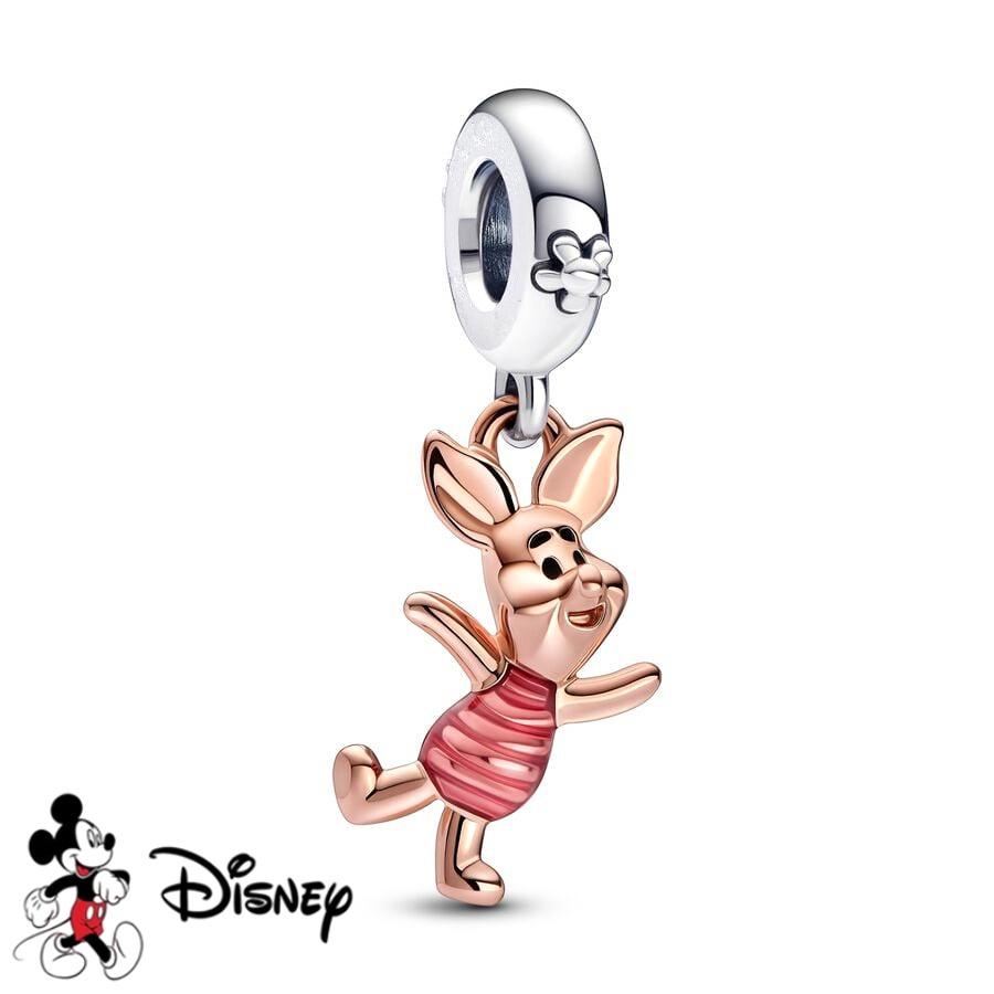 Disney Nuovo Stitch Scintillante Buzz Lightyear Ciondolo Winnie the Pooh Eeyore Perla Charm Adatta ai Braccialetti Originali Gioielli Fai da Te Regalo