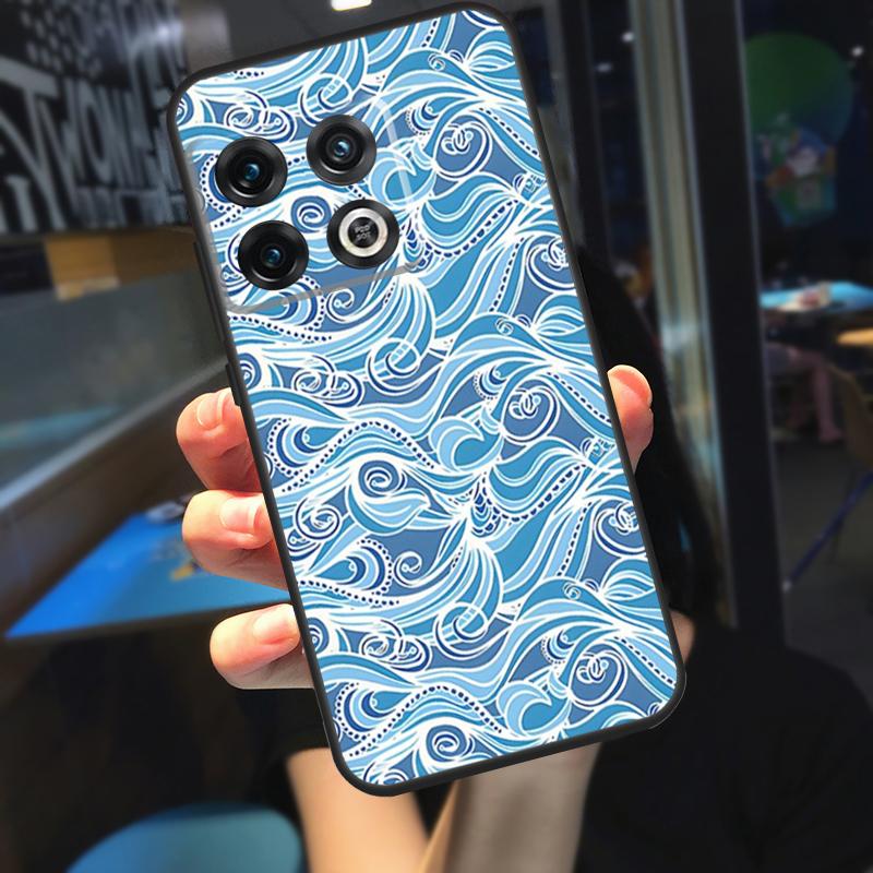 

Japanese Style Floral Texture Funda For OnePlus 12R 13 R 12 11 9 10 Pro 8T 9RT 10T OnePlus Nord 4 CE 2 3 Lite N20 N30 Case OnePlus 10R