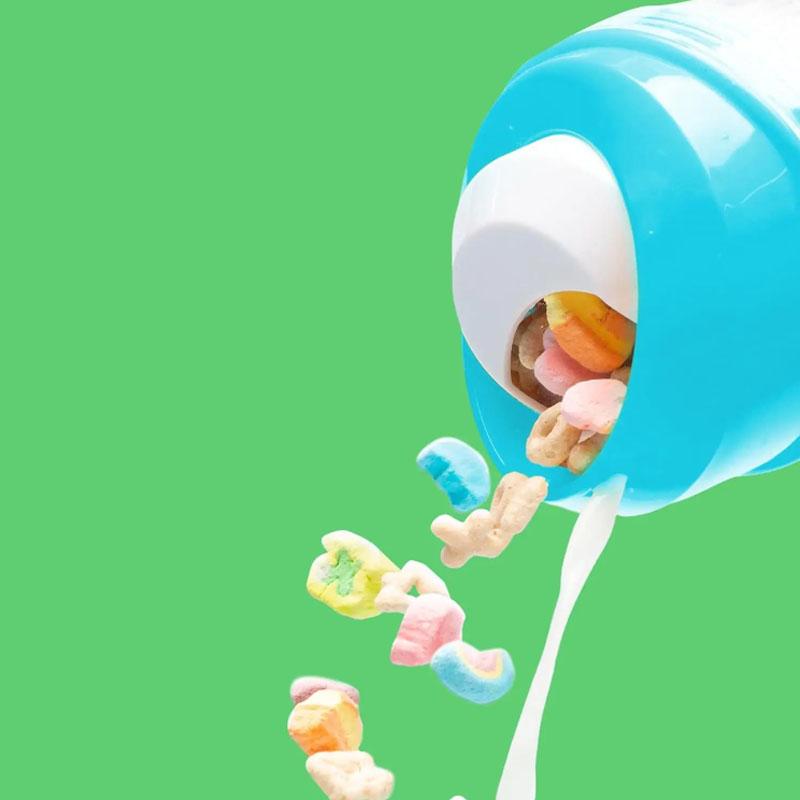 Crunch Cup On-the-Go Portable Milk Cereal Tumbler