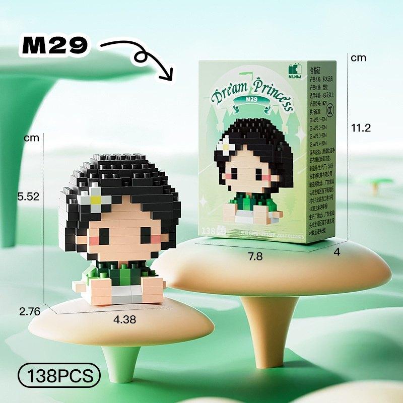 Assembly Model Building Blocks, Doll Toys Are Suitable Educational Diy Games, Cartoon Anime Games, Back-To-School Learning