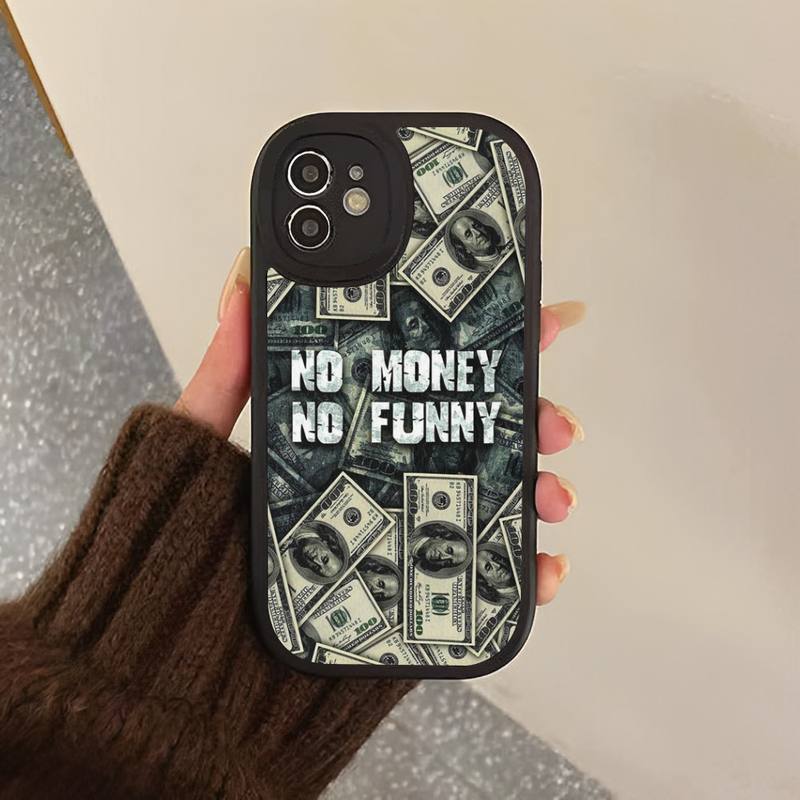 Yinuoda Lustige Totenkopf-Währungs-Telefonhülle, Hartleder-Telefonhülle für iPhone 13 12 Mini 11 14 Pro Max Xs X Xr 7 8 Plus 6 6s Se
