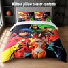 Set Biancheria da Letto Miraculous Ladybug 1 Copripiumino + 2 Federe Morbido Traspirante Biancheria da Letto per la Casa