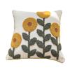 INS Pastoral Style Embroidered Cushion Fresh Couch Pillow Lumbar Support Pillow Bedside Office Cushion