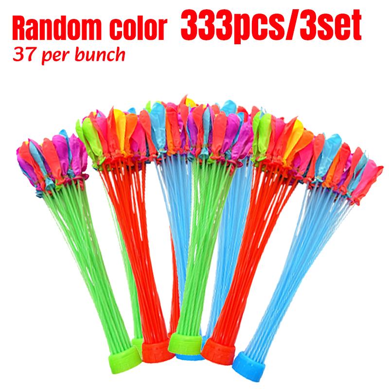 111pc/1set Fast Water Filling Balloon Summer Outdoor Water Fill Balloons Pool Party Team Game Beach Splash Festivals Party Decor