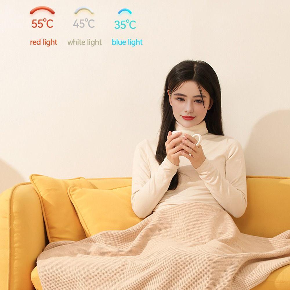 Washable Warm Shawl Wearable Leg Cover New Heating Lap Blanket  Household