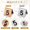 Chewes Kwen Acrylic Table Numbers Wedding Table Number Place for Cafes Numbers - Stands, Cards, Stackable, Stylish, Hotels, Restaurants, (Silver,