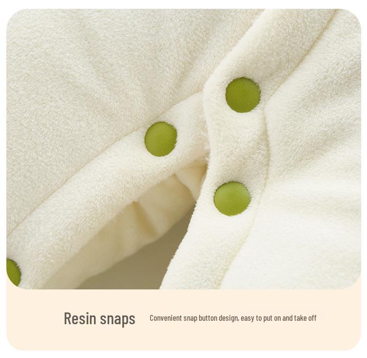 Newborn Winter Fleece Romper - Warm Harem Pajamas for Boys & Girls